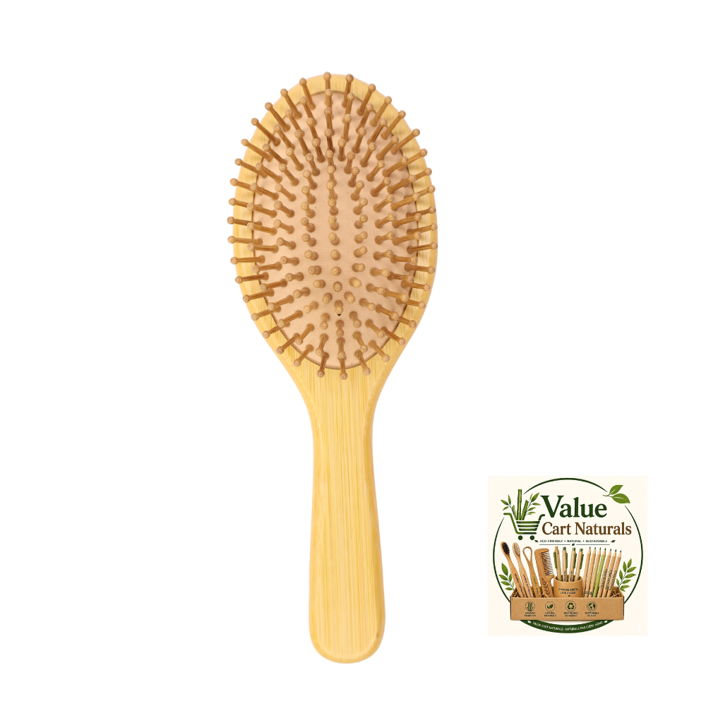 Natural Bamboo Hair Brush for Adults