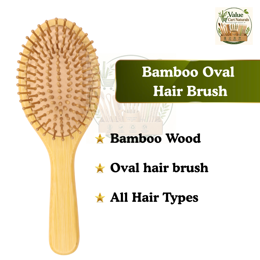 Benefits of using natural bamboo hair brush