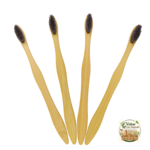 Bamboo Toothbrush Pack of 4